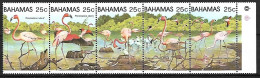 Bahamas - MNH ** 1982 : Strip With 5x  American Flamingo  -  Phoenicopterus Ruber - Flamingo