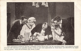 SPECTACLE - Quel Angoissant Problème Cherche à Résoudre Justin Clarel...Les Mystères De New York- Carte Postale Ancienne - Andere & Zonder Classificatie