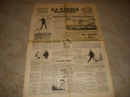 CANARD ENCHAINE 2112 12.04.1961 FRANCK JL BARRAULT Henri JEANSON AUTANT-LARA - Politique