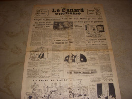 CANARD ENCHAINE 1910 29.05.1957 La CHANSON De GUY MOLLET Philippe CLAY - Politik