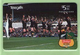 New Zealand - 1994 South Africa Rugby Test Series $5 Haka - NZ-D-19 - Mint - New Zealand