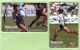 New Zealand - 1994 Telecom Rugby Sevens Set (2) - NZ-E-12/13 - Mint - New Zealand