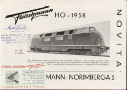 Catalogue FLEISCHMANN 1958 Novità HO 1/87 Italienische Ausgabe   - En Suédois - Sin Clasificación