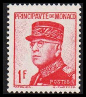 1939-1940. MONACO. Louis II. 1 F. Hinged. (Michel 176) - JF544909 - Neufs