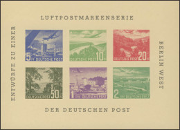 Berlin-Sonderdruck BEPHILA 1957 Block 1 Nachdruck - Private & Local Mails