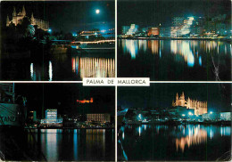 Espagne - Espana - Islas Baleares - Palma De Mallorca - Multivues - Vue De Nuit - CPM - Voir Scans Recto-Verso - Palma De Mallorca