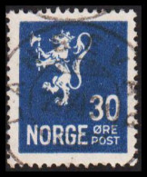 1926. NORGE.  New Liontype. 30 øre With Beautiful Cancel LANGEVAAG 23 XI 34.  (Michel 127) - JF545156 - Oblitérés