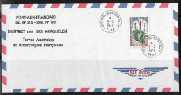 122 - PO48 Chou De Kerguelen Sur Pli Du 3.5.1973 Kerguelen. Enveloppe TAAF - - Covers & Documents