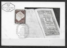 AUTRICHE Carte FDC La Bible De Luther - Theologians