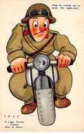 Illustrateur - N°80223 - Cass - Il S'agit D'éviter D'entrer Dans Le Décor - Soldat Sur Une Moto - Cass