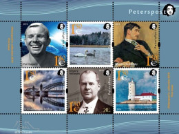 Finland 2019 Lighthouse Space Gagarin Europa CEPT Swan Etc Peterspost Stamp Set Of 6 Stamps In Block MNH - Russie & URSS
