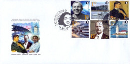 Finland 2019 Lighthouse Space Gagarin Europa CEPT Swan Etc Peterspost Stamp Set Of 6 Stamps In Block FDC - FDC