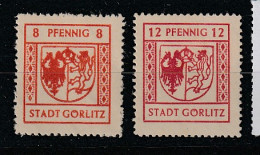 Lokalausgabe Görlitz: Nr. 7 Und 8x, ** (MNH) - Mint