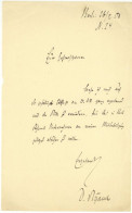 Theologie Ernst Von Dryander (1843-1922) Theologe Autograph Berlin 1908 - Inventeurs & Scientifiques