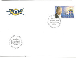 Island Iceland  1994  50th Anniversary Of The Republic Of Iceland (I), MI  807 FDC - FDC