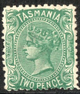 Tasmania 1871 2 P Victoria Perf 11½ MH - Used Stamps