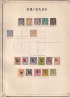 Anjouan - Collection Vendue Page Par Page - Neufs Sans Gomme / Oblitéré - B/TB - Unused Stamps