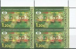 ** 617 Slovakia 101st World Congress Of Esperanto 2016 - Unused Stamps