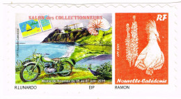 NOUVELLE CALEDONIE NEW CALEDONIA Timbre A Moi Personnalis Public YT 1237A TPNC29 Salon Noumea Moto  2015 Ramon Neuf B - Unused Stamps
