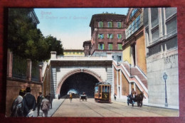 Carte Photo ; Roma ; Il Traforo Sotto Il Quirinale - Tram - Cheval - Transports