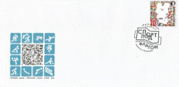 Russia Russie Russland 2018 Olympic Games In Pyeongchang "Sport Under The Neutral Flag" Olympics Peterspost Stamp FDC - Winter 2018: Pyeongchang