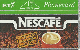 Great Britain: British Telecom - 105A Nescafé. Mint - BT Publicitaire Uitgaven