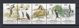 AUSTRALIA 1983 AUSTRALIAN ANTARCTIC TERRITORY AAT REGIONAL WILDLIFE NHM SG 55-59 BIRDS PENGIUN SEAL ALBATROSS SHAG PRIO - Mint Stamps
