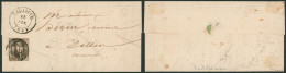 Médaillon - N°6 Au Filet Sur LAC Obl Distribution D46 "Paliseul" (1854) > Wellin - 1851-1857 Medaglioni (6/8)