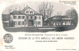 Aubonne, Bougy-St-Martin, 25.V.1900, Carte Précurseur - Aubonne