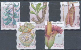 TIMBRE  ZEGEL STAMP  BELGIQUE PLANTES INSOLITES 4392-97  XX - 2013-... King Philippe