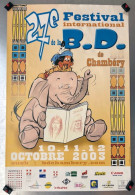 Affiche Festival Bd Chambery 2003 - Ill. Derib : Yakari - Yakari