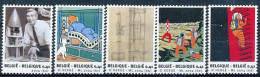 TIMBRE  ZEGEL STAMP  BELGIQUE LES 75 ANS DE TINTIN 3249-53  XX - 2013-... King Philippe