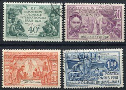 Colonie Française, Wallis & Futuna N°66/69 Oblitérés, Qualité Très Beau - Used Stamps