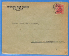 Allemagne Reich 1920 - Lettre De Olpe - G32433 - Lettres & Documents