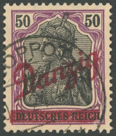 FREIE STADT DANZIG 39 O, 1920, 50 Pf. Kleiner Innendienst, Pracht, Gepr. Soecknick, Mi. 350.- - Oblitérés