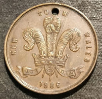 AUSTRALIE - AUSTRALIA - JETON - TOKEN - NEW SOUTH WALES 1886 - ( Medallion - Médaille ) - Altri & Non Classificati
