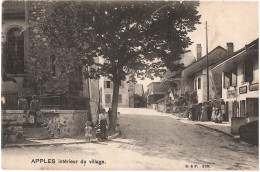 APPLES, Intérieur Du Village, Animée. Superbe, Oblit. 15.III.1908 - Apples