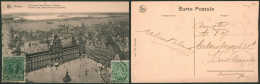 Affranch. Mixte - N°137 Et 179 Sur CP Vue Obl "Antwerpen - Anvers / VIIe Olympiade" (1920) > Kristiana (Norvège). R ! - Storia Postale