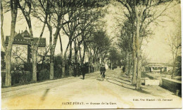 3574 - Ardéche -----  SAINT PERAY  :  Avenue De La Gare , Au Fond Le Pont En Béton     - Circulée En 1913 - Saint Péray