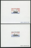 NEUKALEDONIEN 731/2EP , 1984, Schiffe, Je Auf Epreuves De Luxe, Pracht - Other & Unclassified