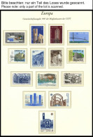 EUROPA UNION , 1987, Morderne Architektur, Kompletter Jahrgang Mit Kleinbogen-Satz Isle Of Man, Pracht, Mi. 240.70 - Collections