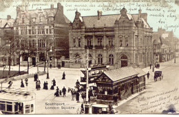 CPA - SOUTHPORT - LONDON SQUARE (1904) - Southport