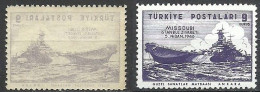 Turkey; 1946 U.S.S. Missouri Visit To Istanbul 9 K. "Abklatsch" ERROR - Neufs