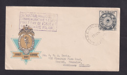 1954 - 3 1/2 P. Auf Brief Ab MACQUALLE Nach England - Other & Unclassified