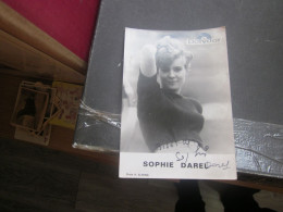 Sophie Darel Autographs - Chanteurs & Musiciens