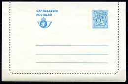 BE   Carte Lettre  8 Fr  1977     ---     Texte Allemand - Français - Cartes-lettres