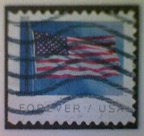 United States, Scott #5345, Used(o) Booklet, 2019, Flag Definitive, (55¢) - Gebraucht