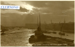 CPA - LONDON -THE THAMES FROM TOWER BRIDGE  (CARTE-PHOTO) - River Thames