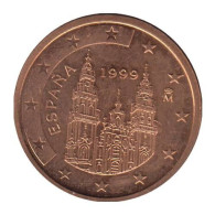 ES00299.1 - ESPAGNE - 2 Cents D'euro - 1999 - Spain