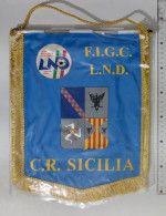 69693 Calcio - GAGLIARDETTO F.I.G.C. L.N.D. - C.R. Sicilia - Lega Dilettanti - Apparel, Souvenirs & Other